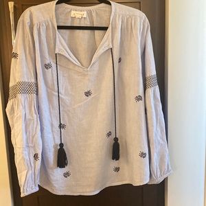 Velvet by Graham and Spencer Cotton Blouse